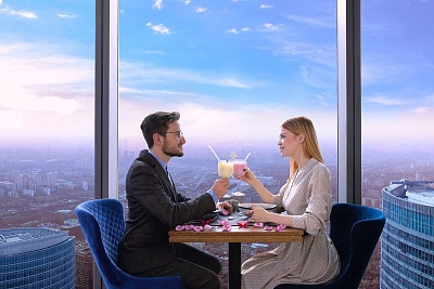 Романтический ужин на смотровой площадки "PANORAMA360"