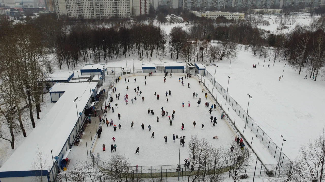 Каток в парке 50-летия Октября - 1