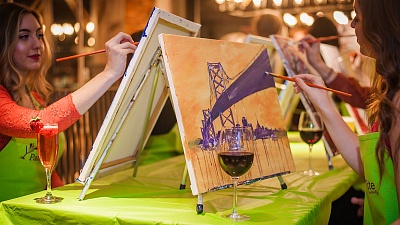 Мастер-класс "Wine & Art" Мастер-класс "Wine & Art"