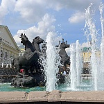Фонтан "Гейзер" на Манежной площади - 2