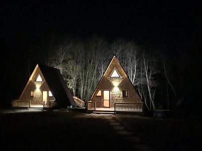 A-Frame дом на «Экоранчо Алексеевка»