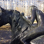 Скульптура "Купание лошадей" - 7