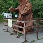 Скульптура Стальной Mедведь - 8