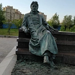 Памятник А.П. Чехову район Раменки - 5